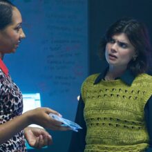 Watch Alexandria Riley in new BBC comedy drama ‘Death Valley’